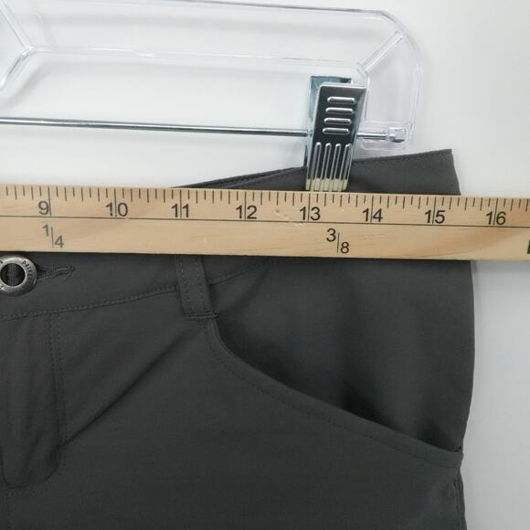Patagonia Shorts Womens 6 Gray Quandary Outdoor Trail Hiking Stretch Zip Pocket - Picture 4 of 15